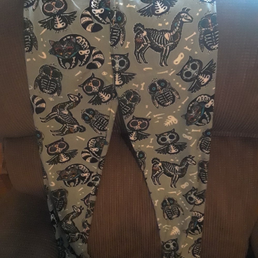 Animal skeleton leggings